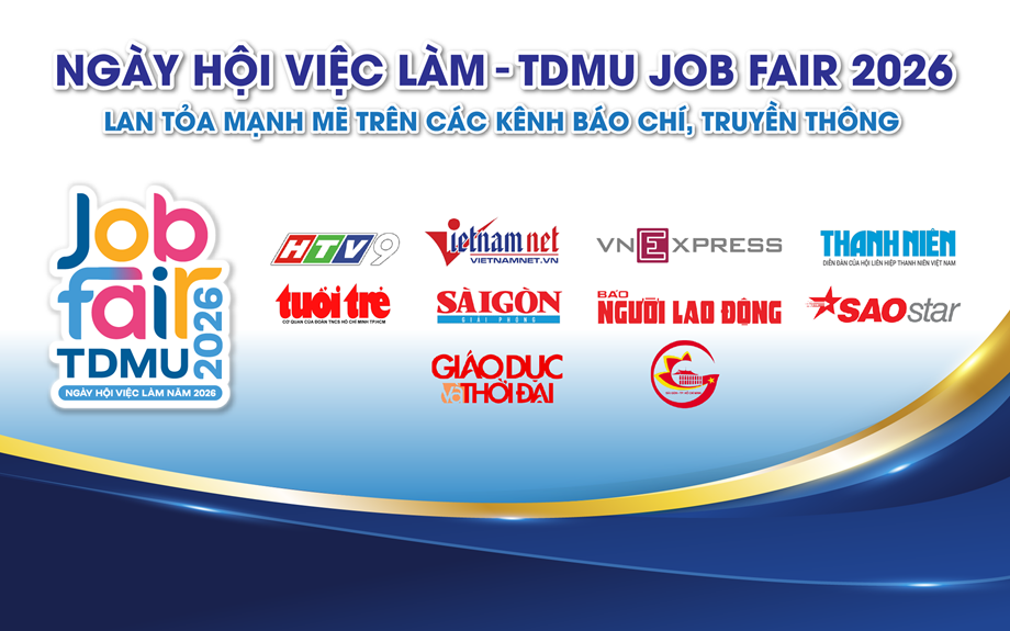 Ngày hội việc làm – TDMU Job Fair 2026 lan tỏa mạnh mẽ trên các kênh báo chí, truyền thông